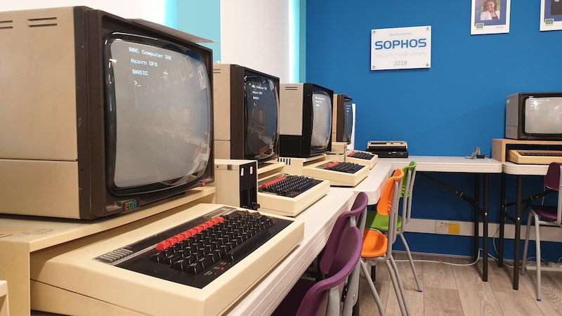 The classroom at the National Museum of Computing