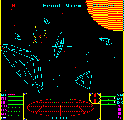 Creating the screenshot from the original BBC Micro box in the Elite Universe Editor