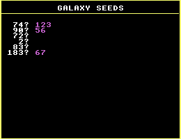 Editing galaxy seeds