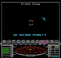 A time penalty being applied in NES Elite