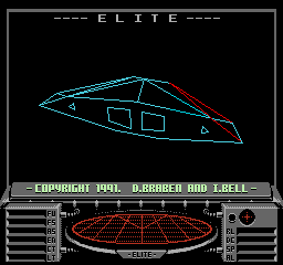 An example screenshot with two lines highlighted in NES Elite
