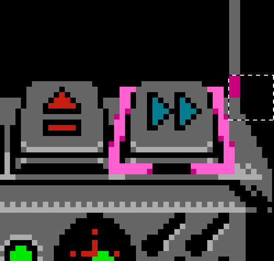 Sprite 0 detection next to the icon bar in NES Elite